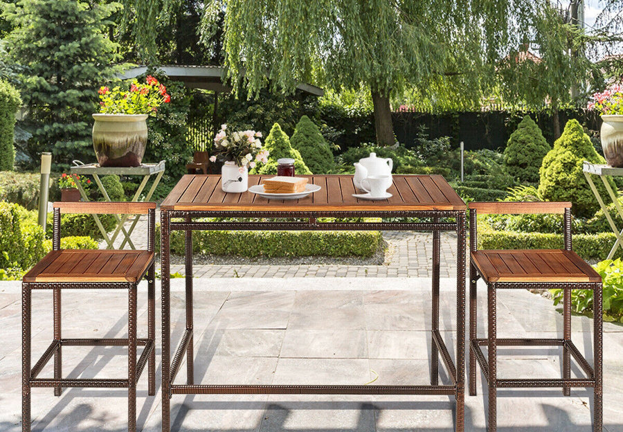 Wayfair small patio online set